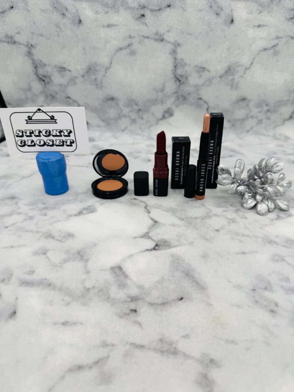 Bobbi Brown Beauty Gift Set-Shadow Stick,Lip Color,Bronzing Powder-3pc-BOXED-NEW